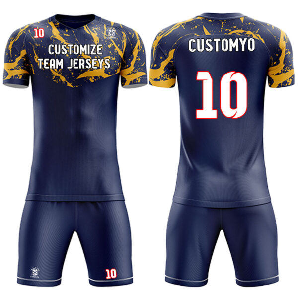 Custom Soccer Team Jerseys kits Full Sublimated Team name Player Names,Logo and Numbers  910